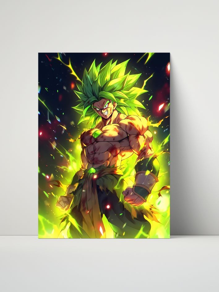 Dragon Ball - Broly Legendary Power Metal Print (8" x 10") product image (1)