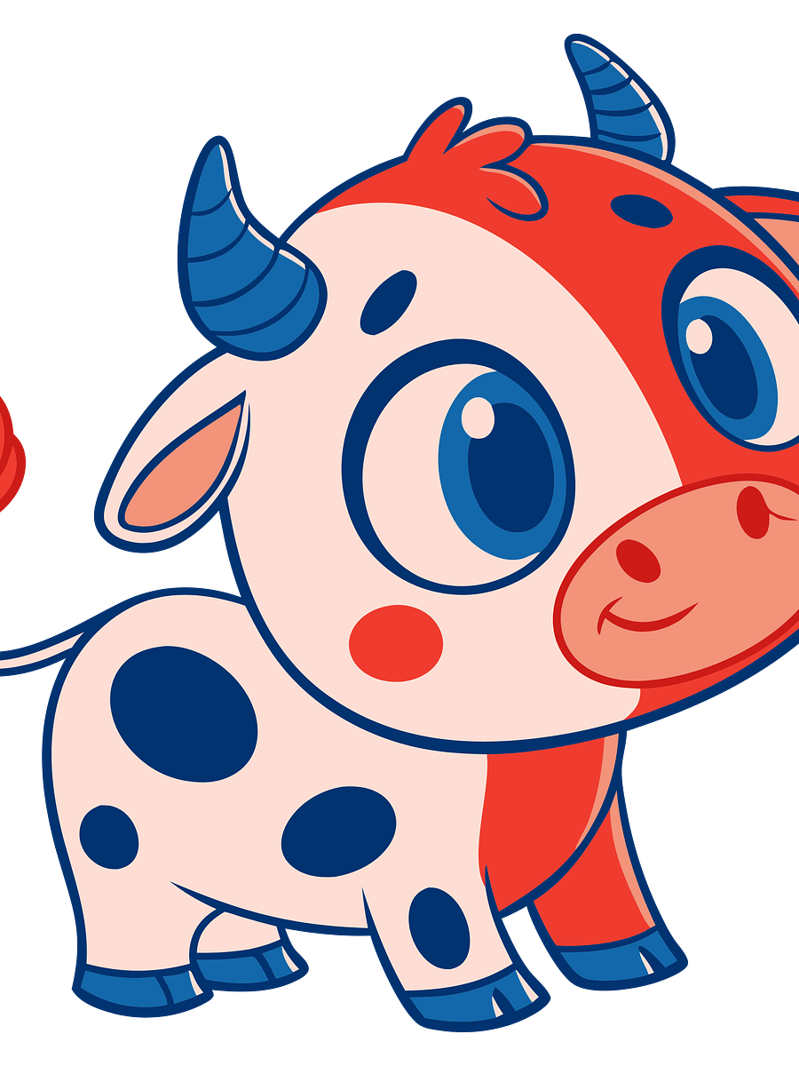 Clipart - Cute Baby Cows product image (6)