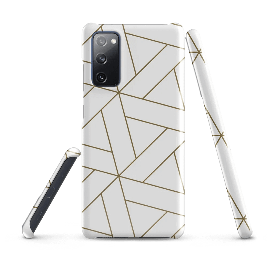 Golden Geometry Snap Case product image (1)