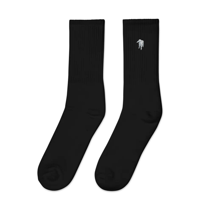 Baby Whiskey Embroidered Socks product image (2)