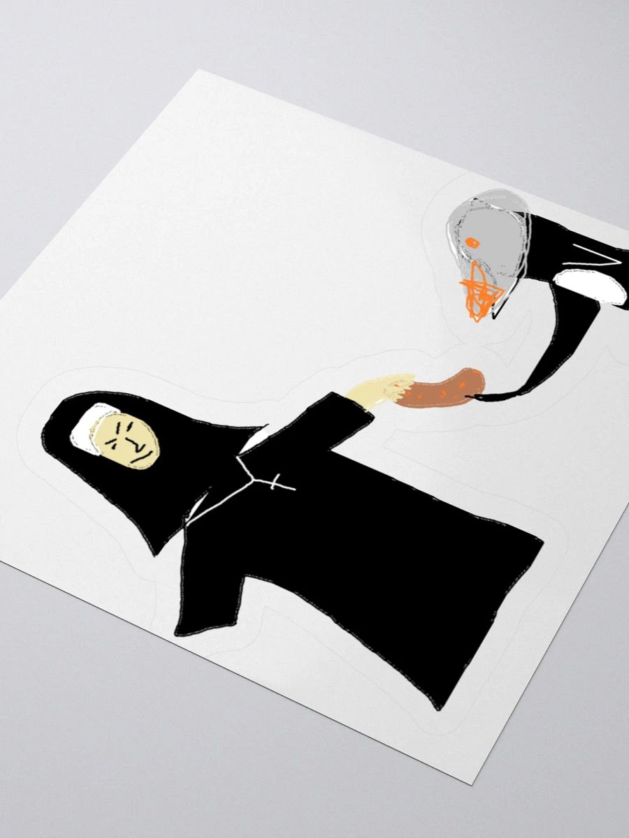 Nun and Penguin Sticker product image (3)