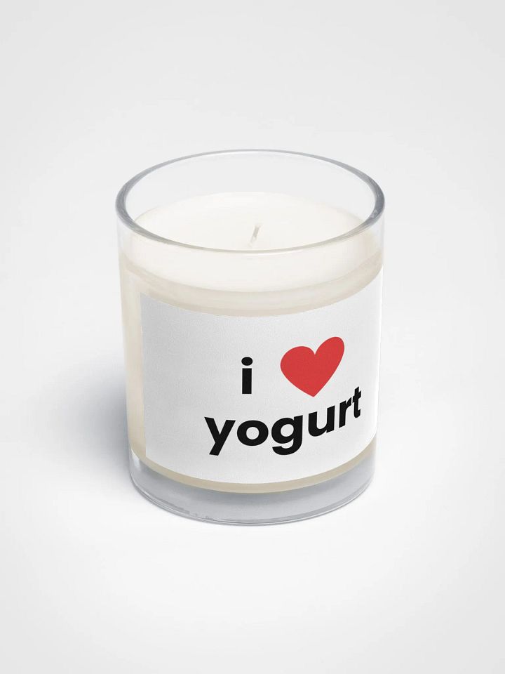 "i ❤ yogurt" candle product image (2)