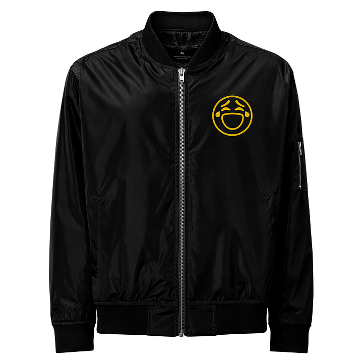 Joyful Yellow Emoji Threadfast Bomber Jacket product image (1)