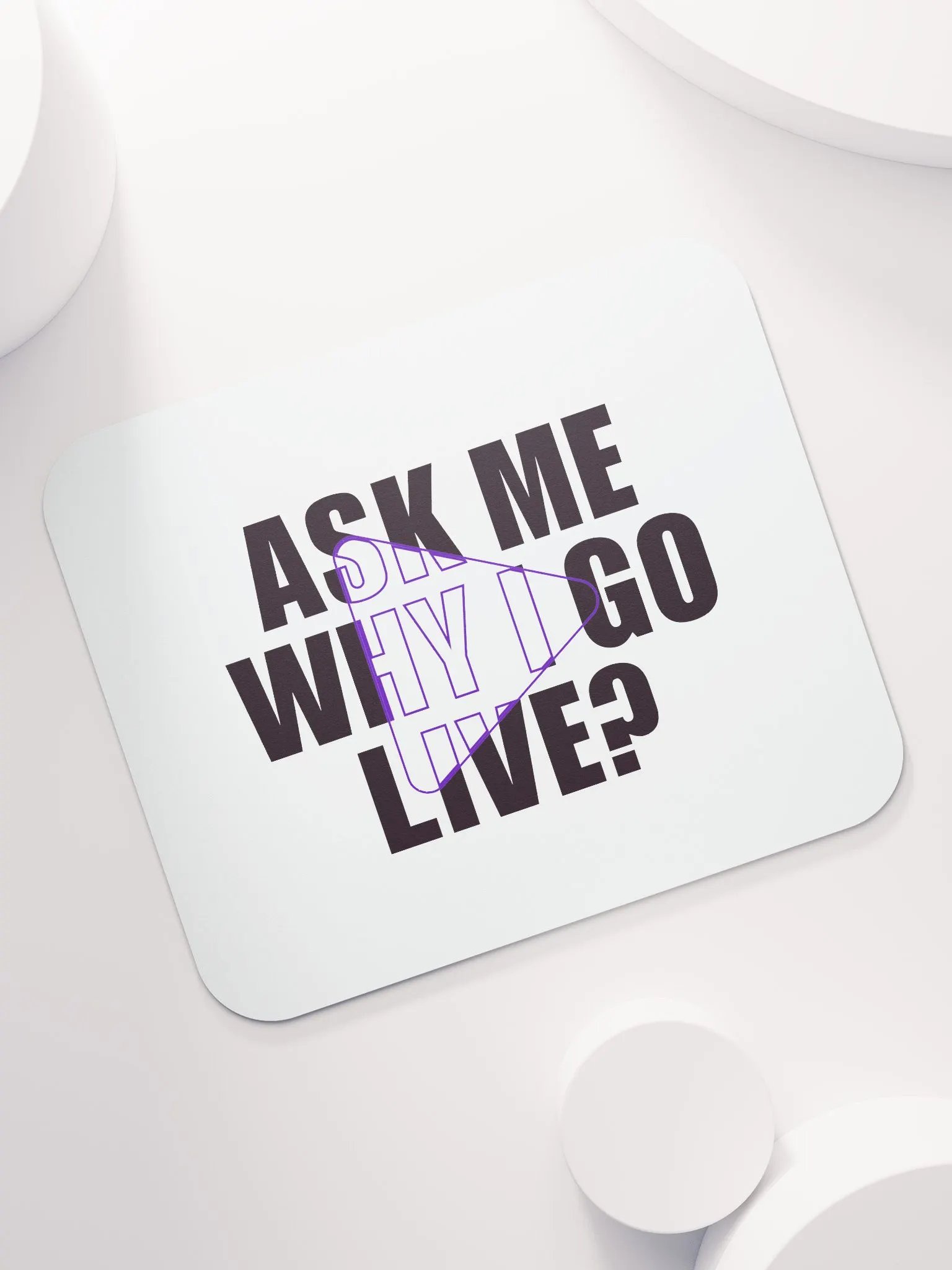 Ask Me Mouse Pad product image (7)