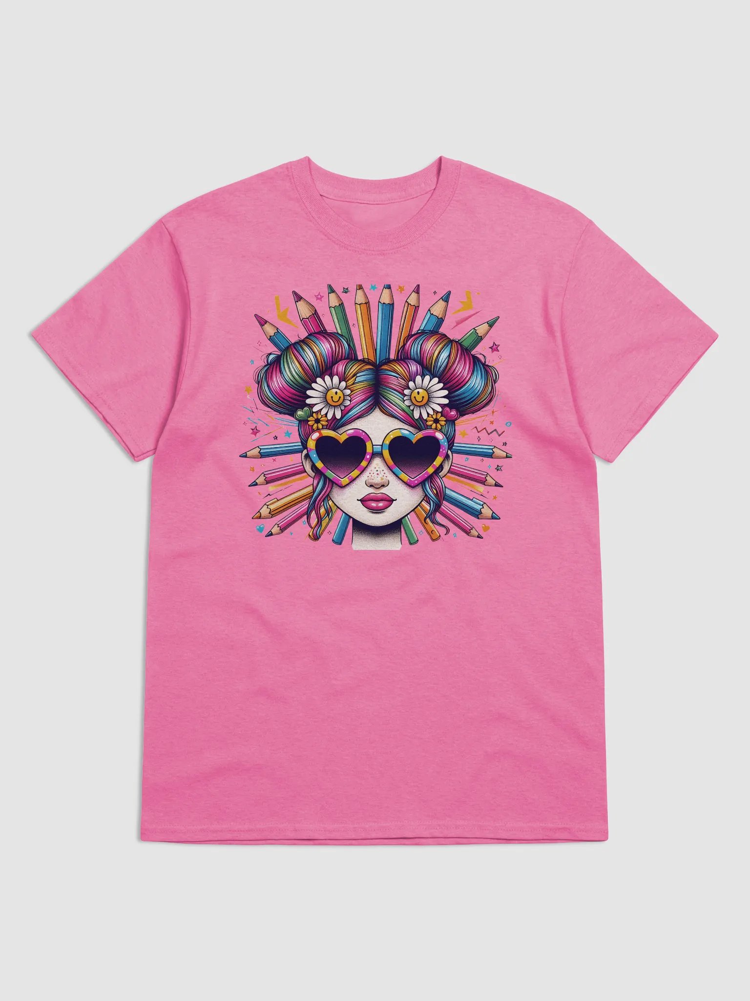 Whimsical Colorburst T-Shirt | Vibrant and Playful product image (1)