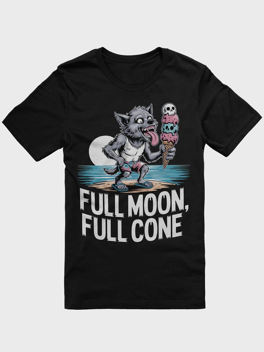 Full Moon Wolf Ice Cream T-Shirt product image (1)