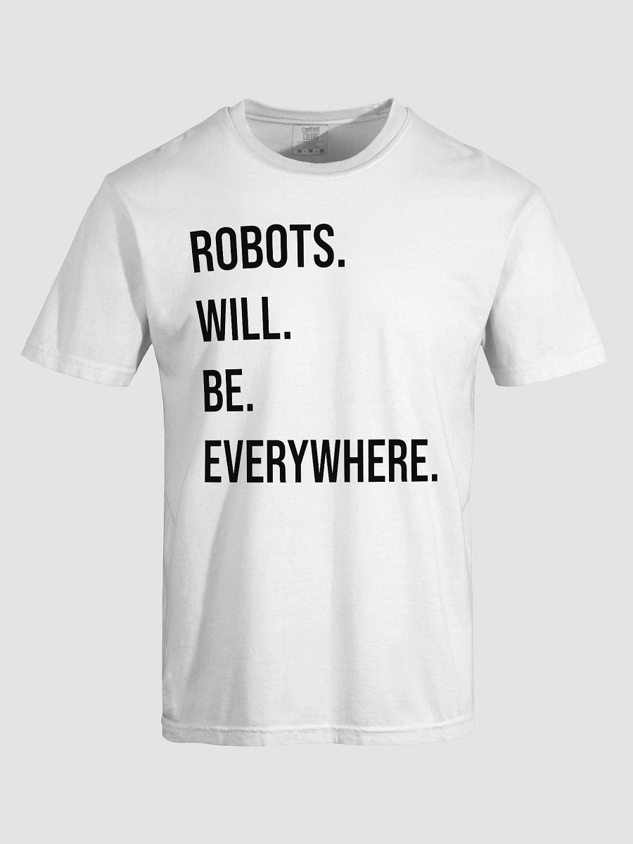 Robots Everywhere: T-Shirt - White product image (5)