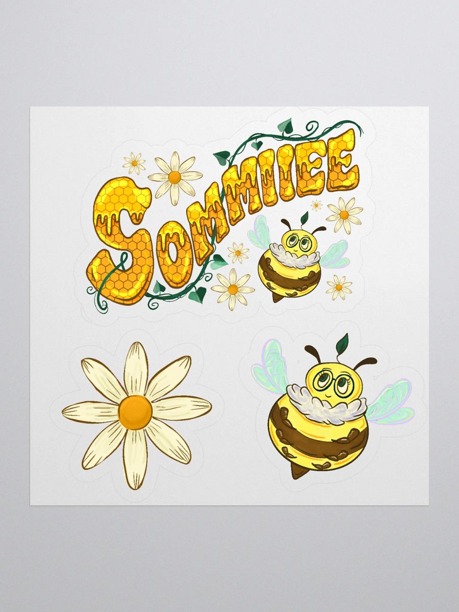 Honeybee Kiss Cut Sticker Set product image (1)