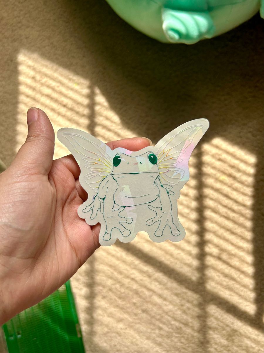 Fairy Frog Suncatcher Decal product image (2)