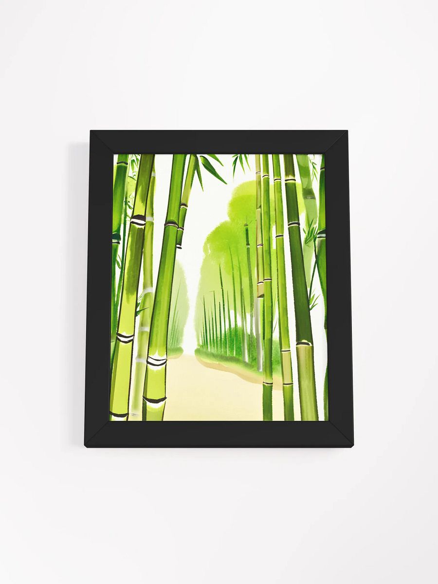Tranquil Bamboo Haven Matte Poster product image (8)