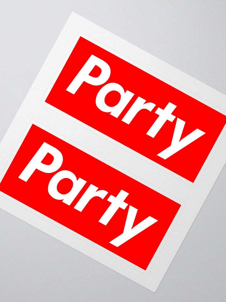 Double Trouble Party Stickers product image (2)