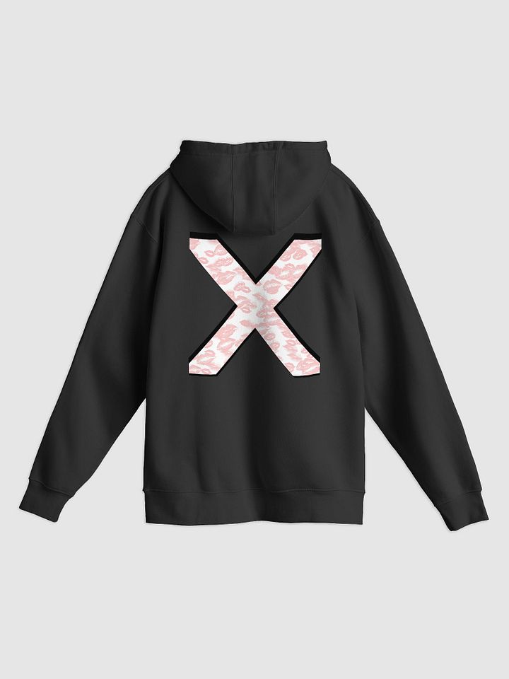 White X Pink Lipstick Kisses Hoodie product image (11)