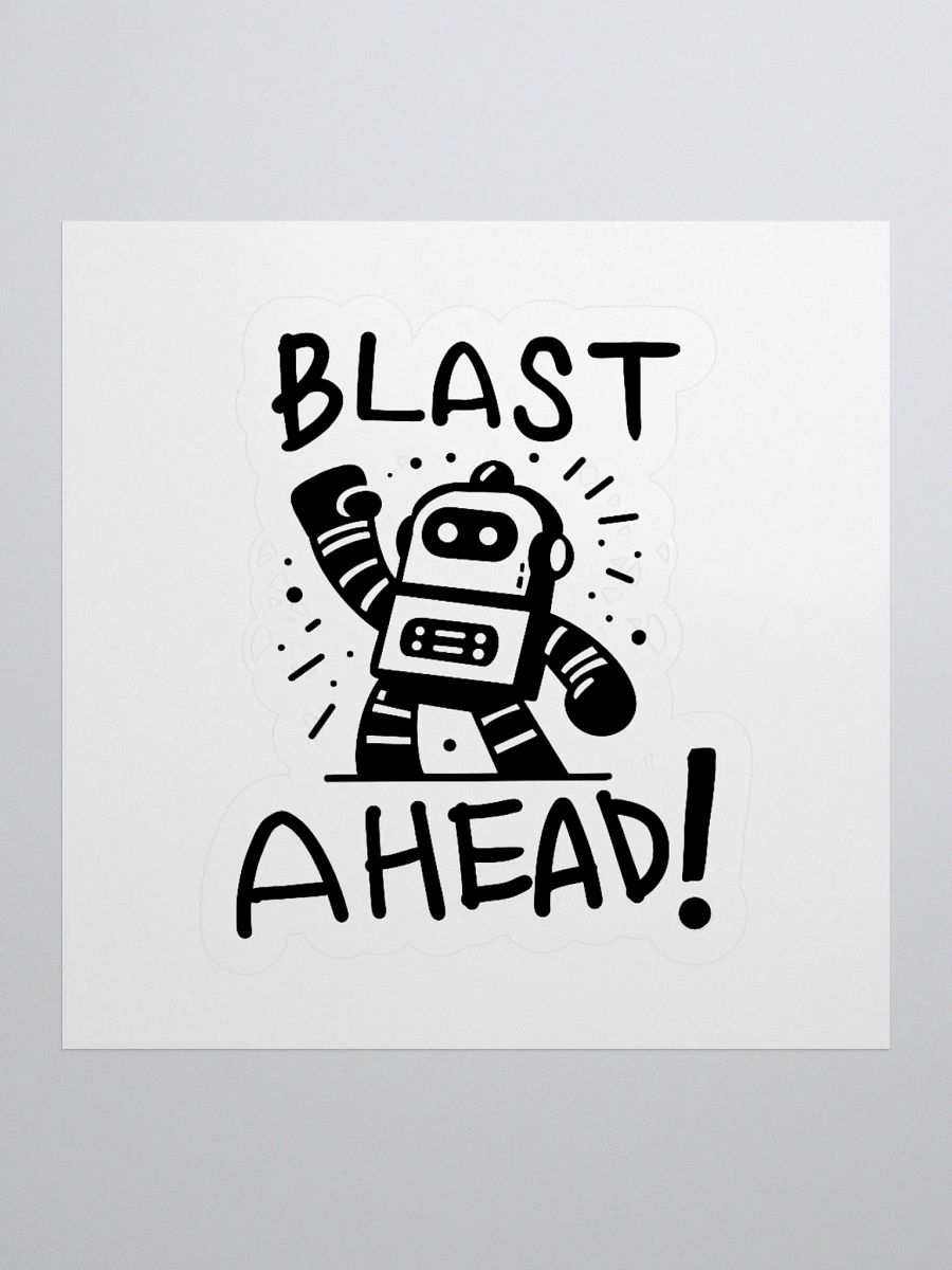 Blast Ahead Kiss Cut Stickers product image (2)