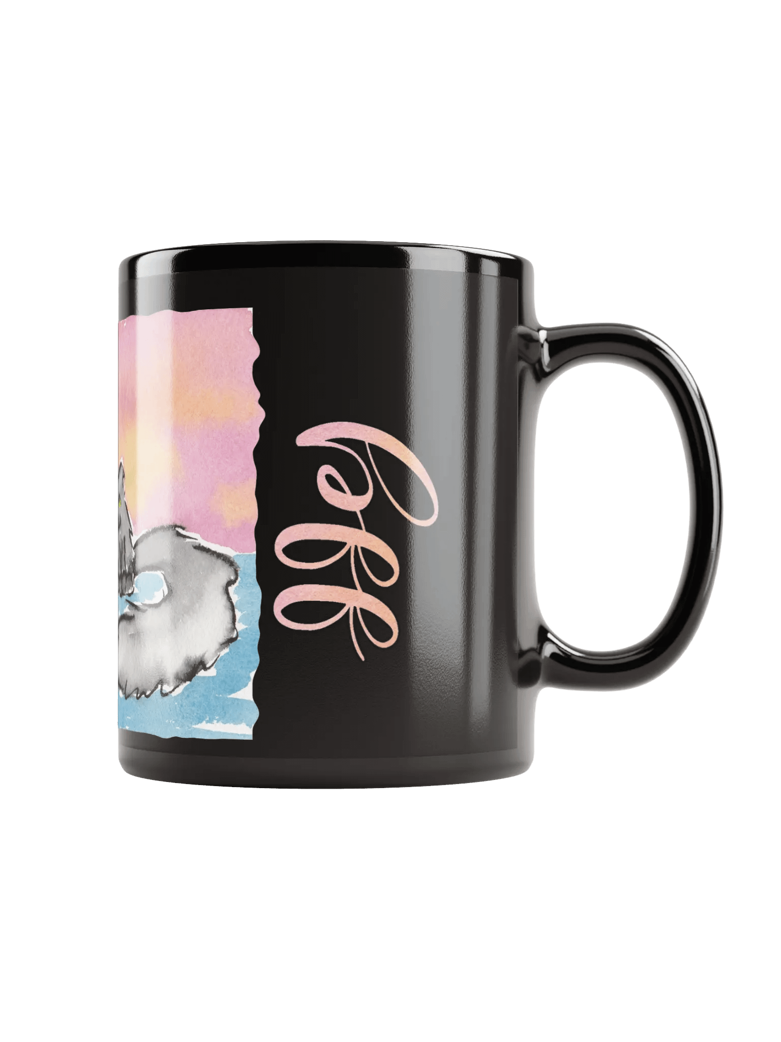 Best Friends Forever - bff – Kitty Mug - Black product image (3)