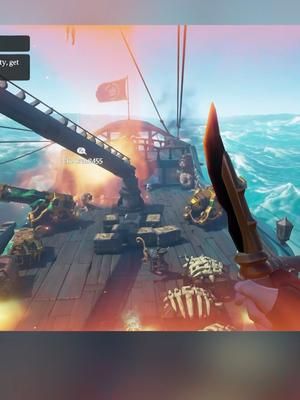 I missed sinking players who make it a habit of tossing out yucky words when they lose. #seaofthieves #season13 #sot #bemorepirate #bebetter #babyknife #deadpool #pvp #reaper