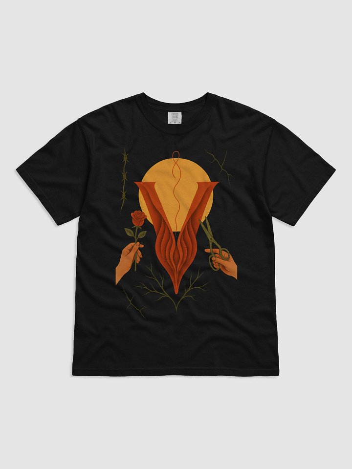 Ex corpus V garment-dyed heavyweight t-shirt by dark alphabet product image (1)