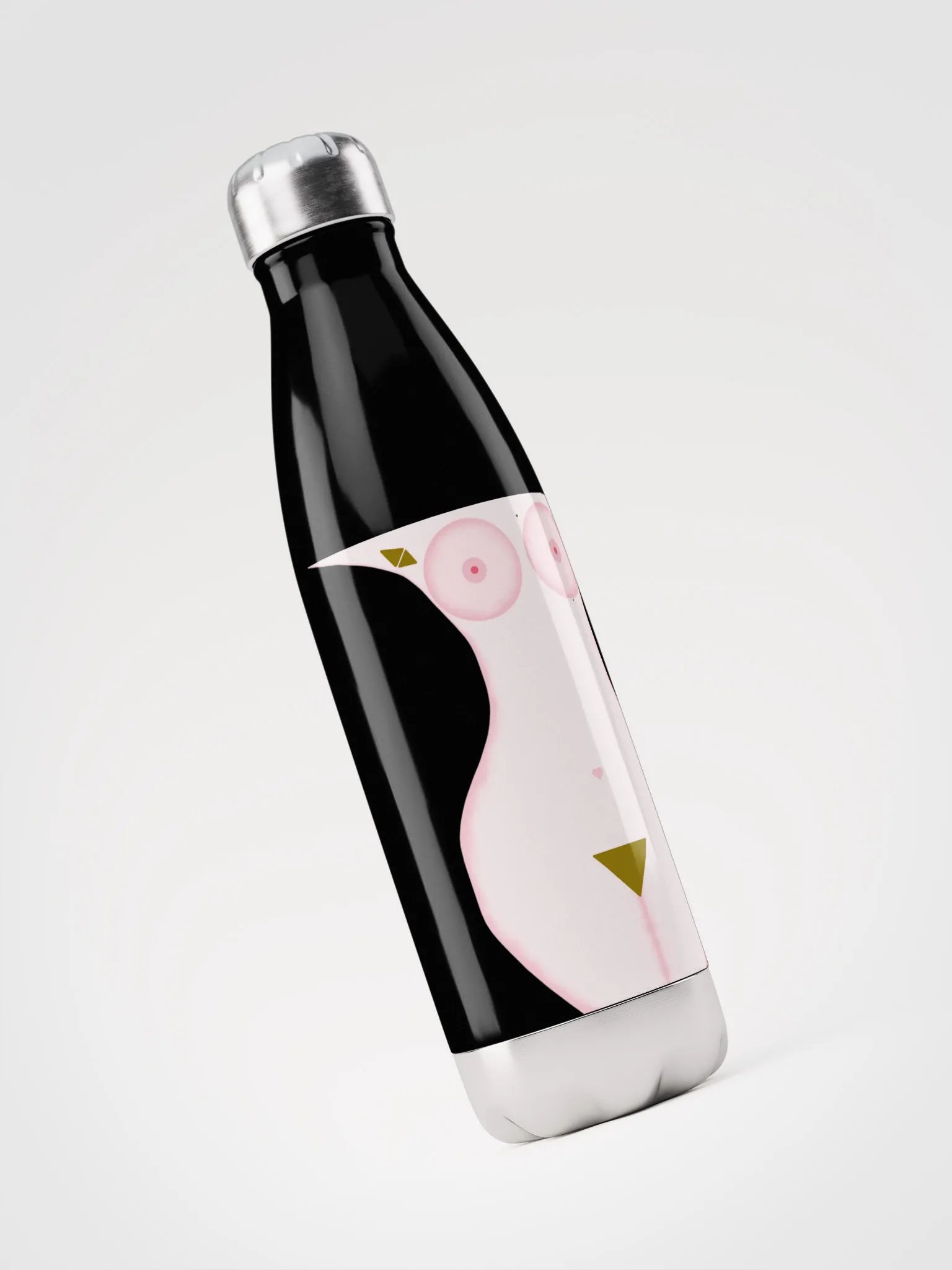 Femininity Glossy Bowling Pin Stainless Steel Water Bottle product image (3)