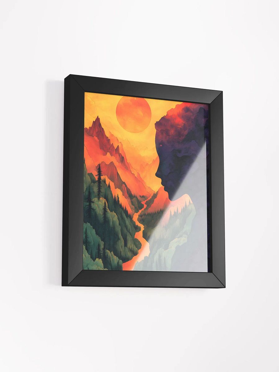 Framed wall art titled 'Mother nature #1' product image (4)