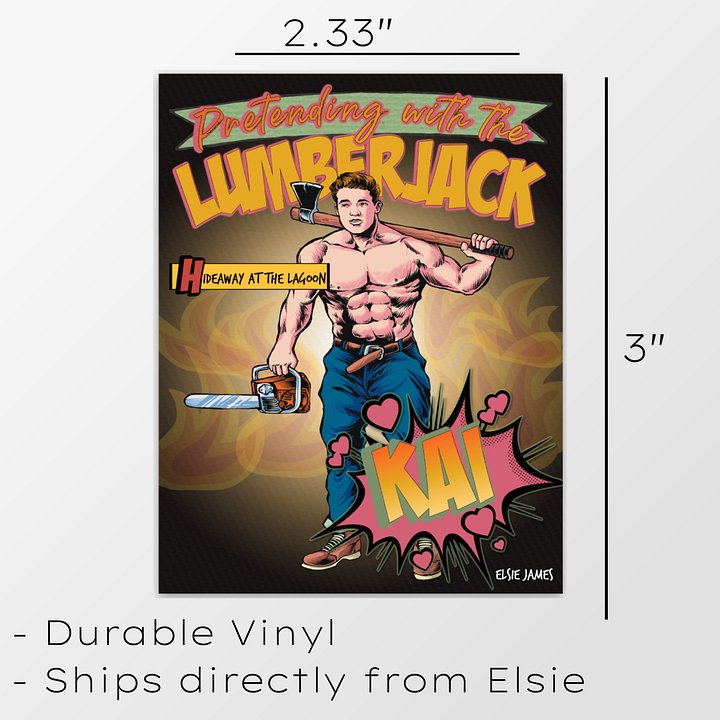 Vinyl Sticker: Kai's Comic Cover product image (2)
