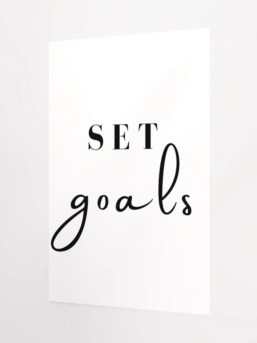 Set Goals Poster product image (7)