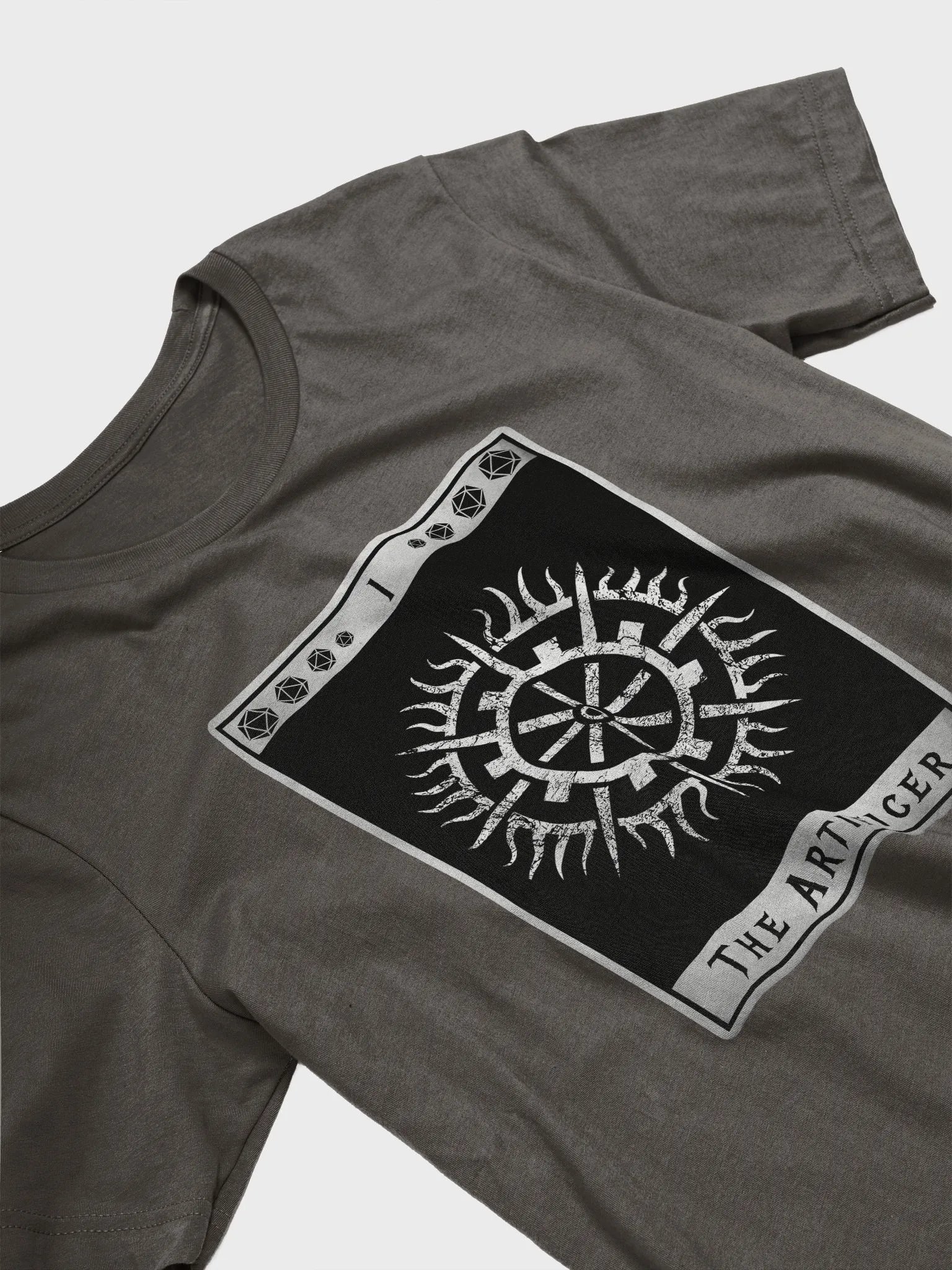 Artificer Shirt, Grunge Tarot-Inspired Roleplaying Class Symbol Tee product image (24)