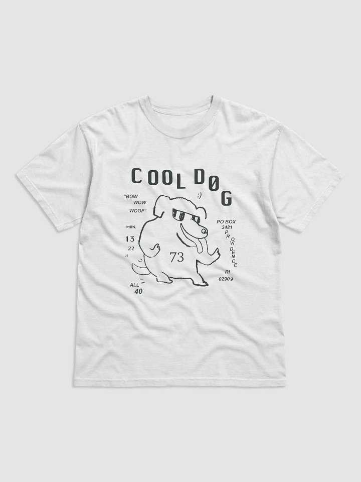 COOL DOG tee, white (COMFORT COLORS) product image (1)