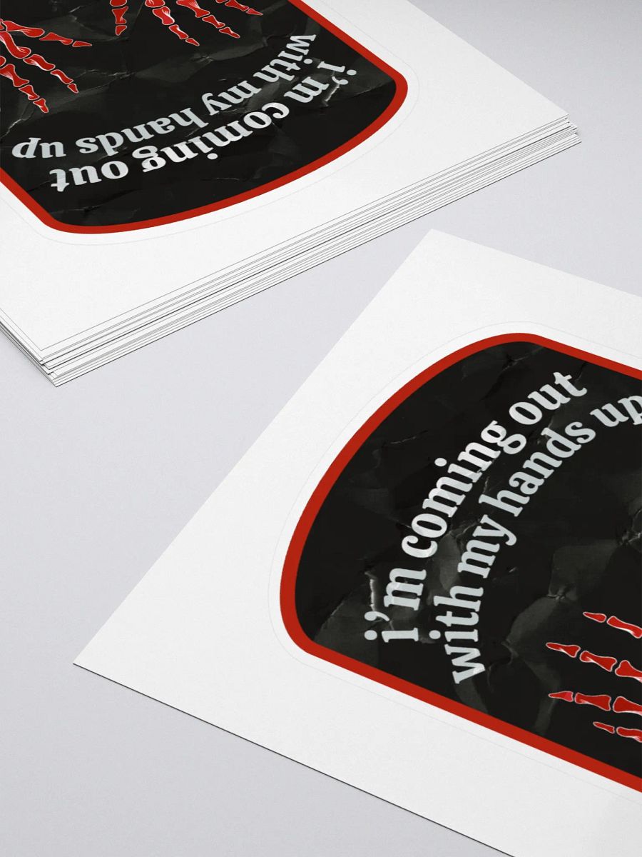 looks like i’m caught - die cut sticker product image (4)