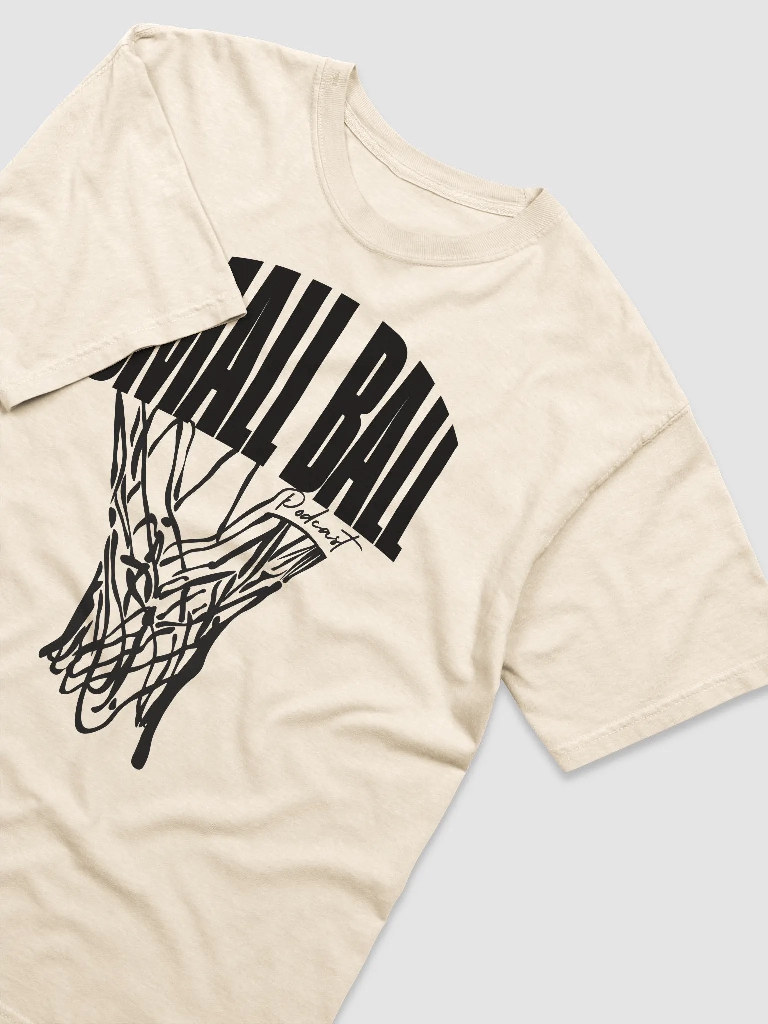 SMALL BALL NET TEE (BLACK FONT) product image (3)