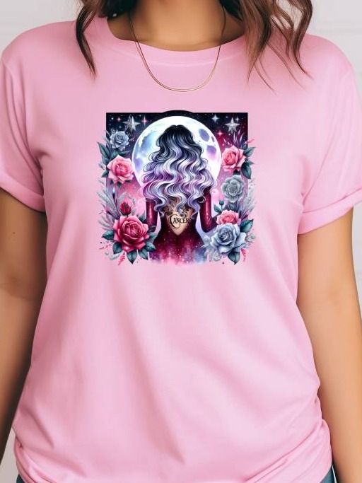 Cancer Zodiac Graphic Tee product image (41)
