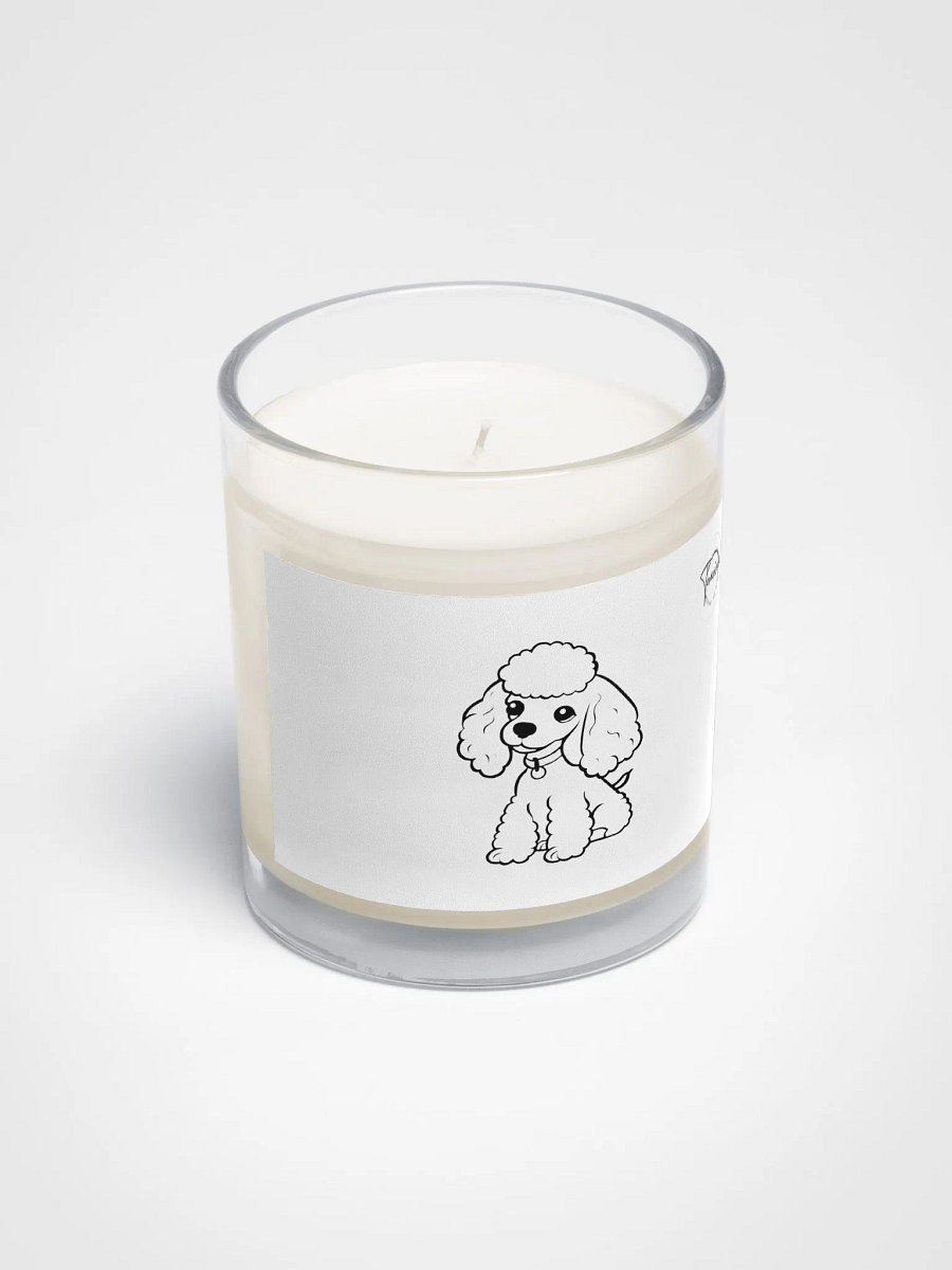 Soy Wax Candle In A Clear Glass Jar product image (2)