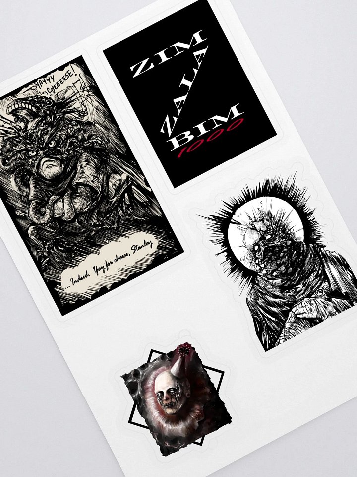funsie dark stickers product image (2)