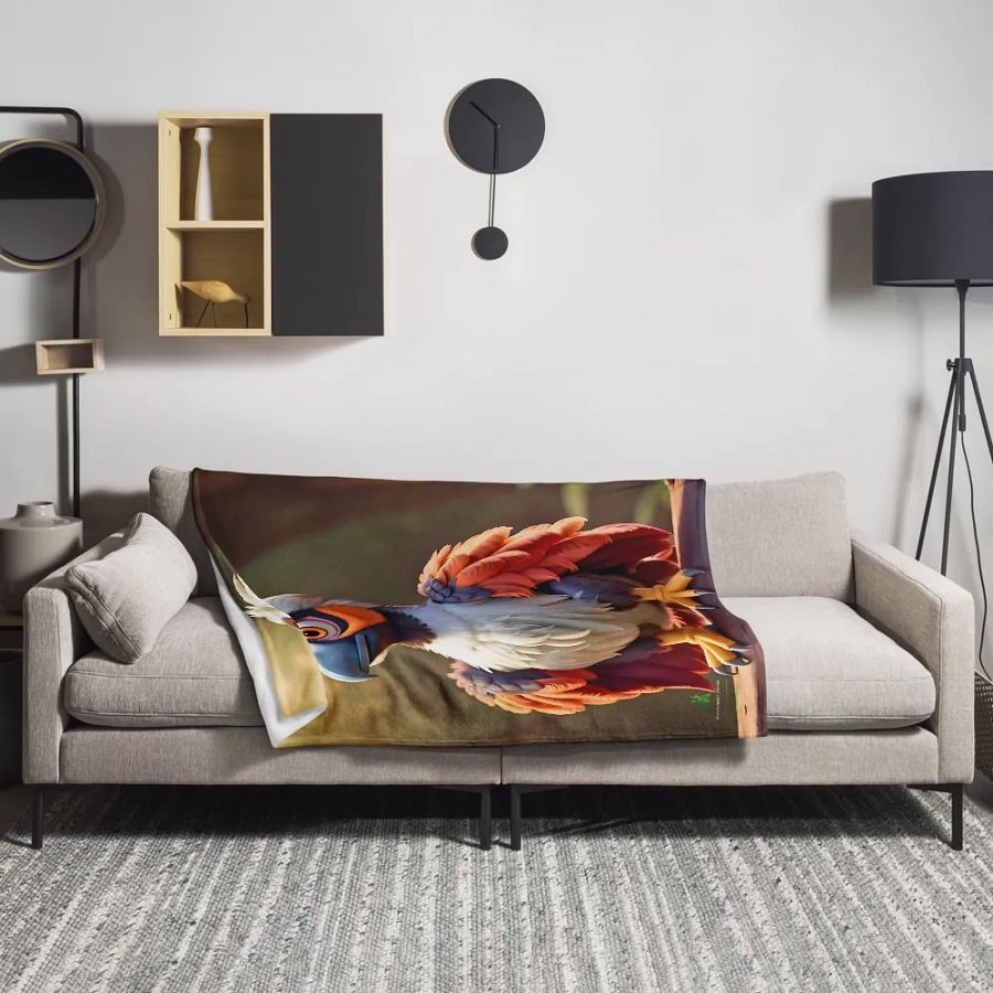 Endangered Species - Mexico - King Vulture Throw Blanket product image (1)