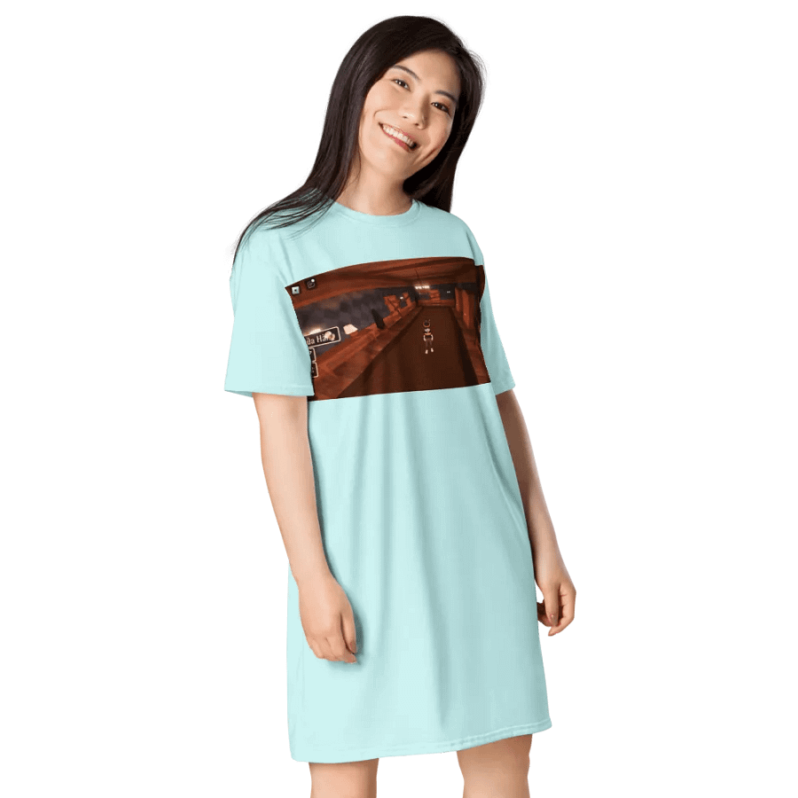 Váy thun in toàn thân/Full body printed T-shirt dress product image (12)