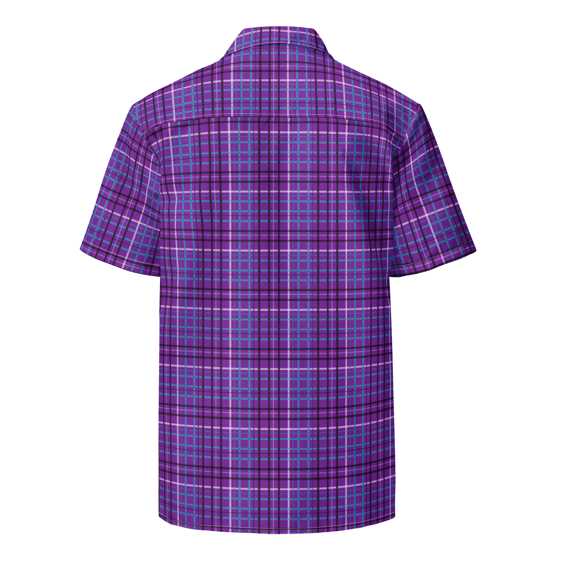 Purple Plaid Button-Up Shirt product image (2)