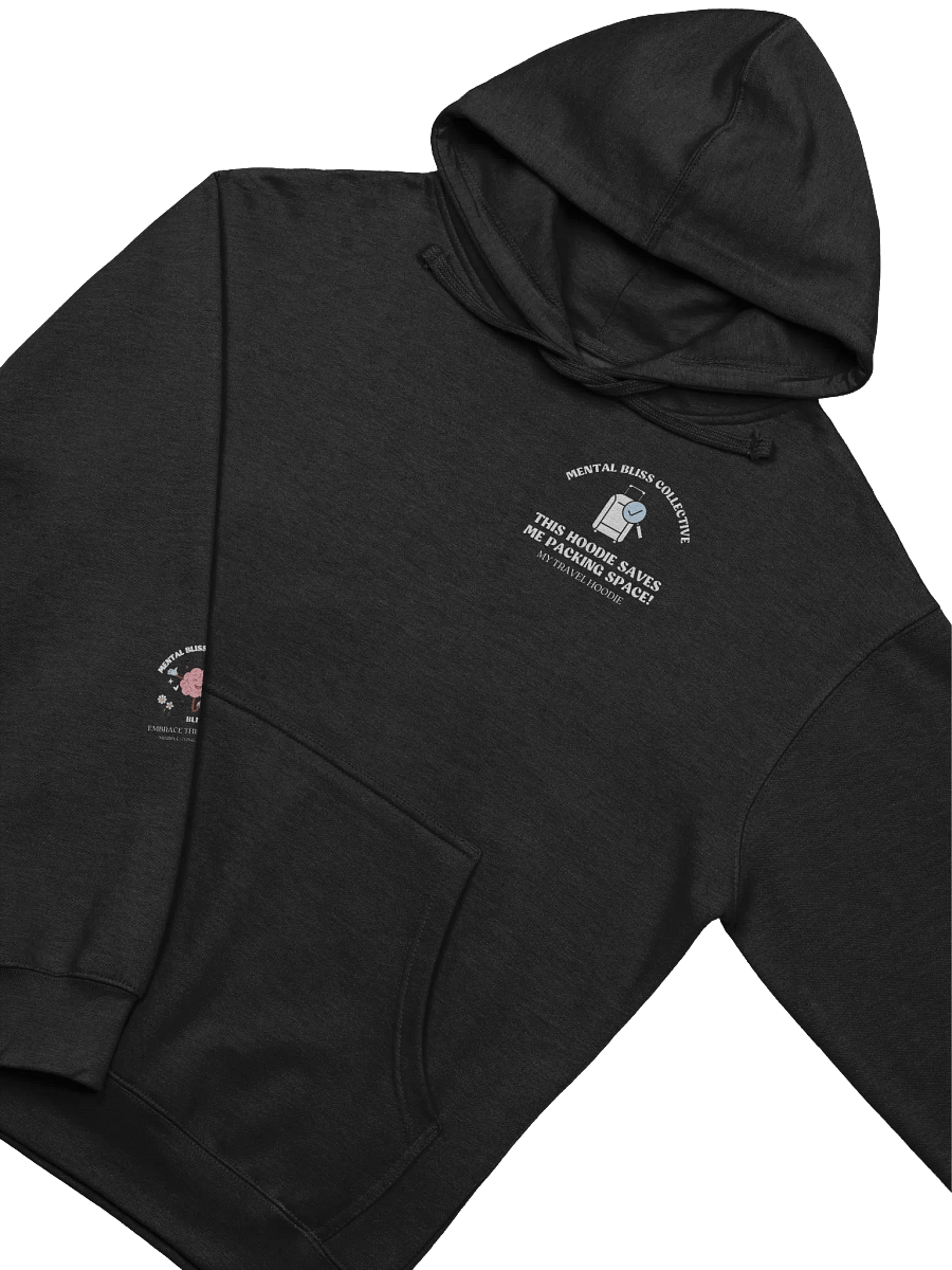 "This Hoodie Saves Me Packing Space" Travel Hoodie – Fun Travel Essential Unisex Midweight Hoodie product image (3)