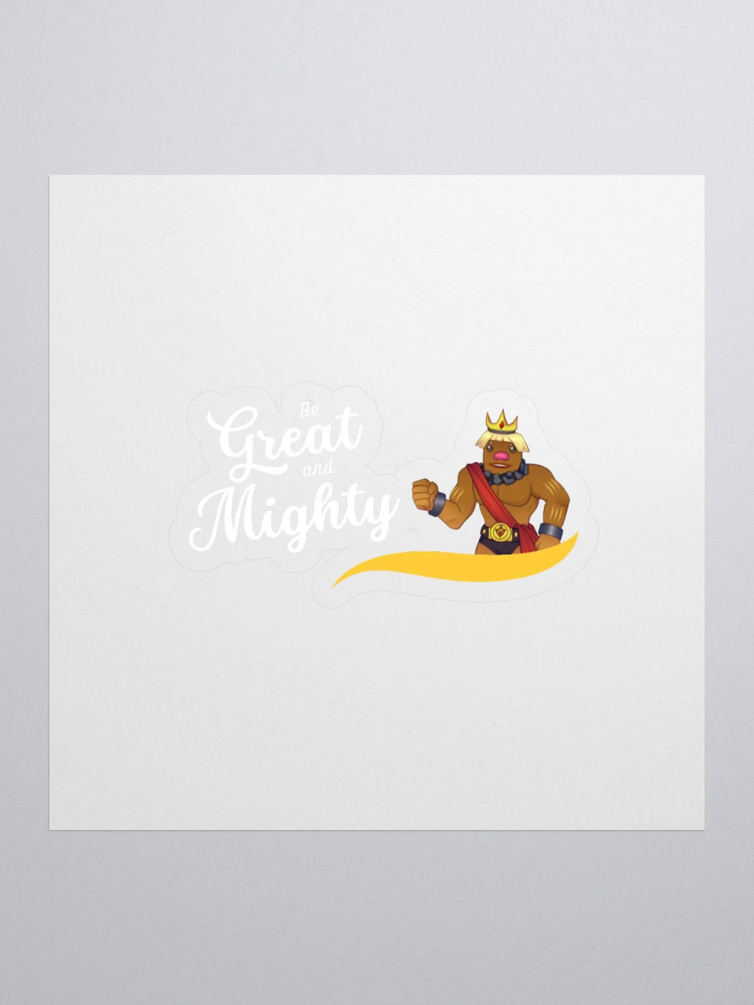 Be Great & Mighty Sticker product image (1)