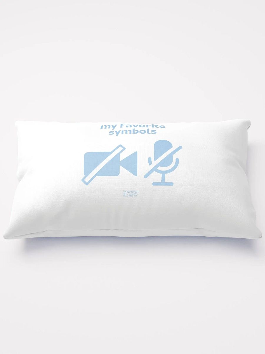 Silent Symbols All-Over Print Pillow product image (1)