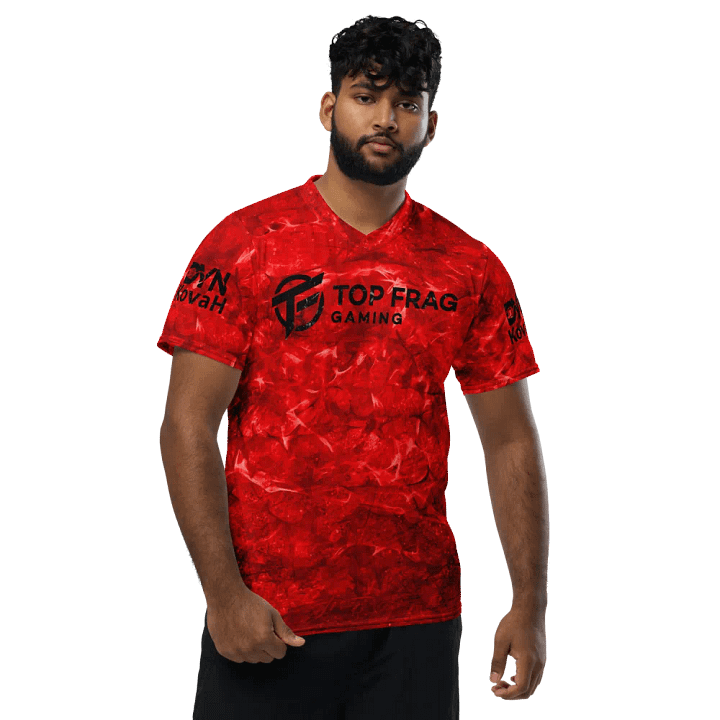 TopFrag™ DYN™ Kovah Red Unisex Sports Jersey product image (1)