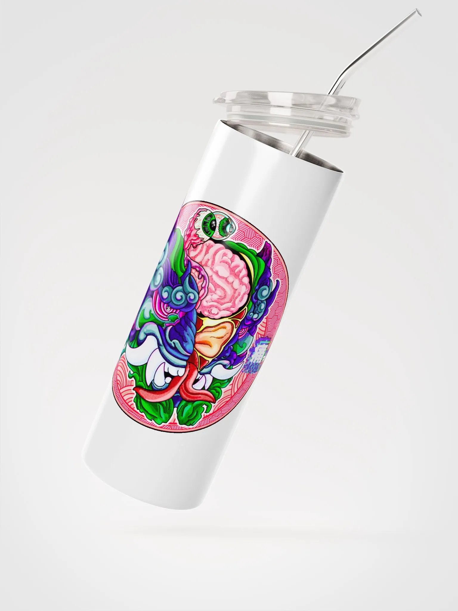 Yokai Migraine: Stainless Steel Tumbler product image (2)
