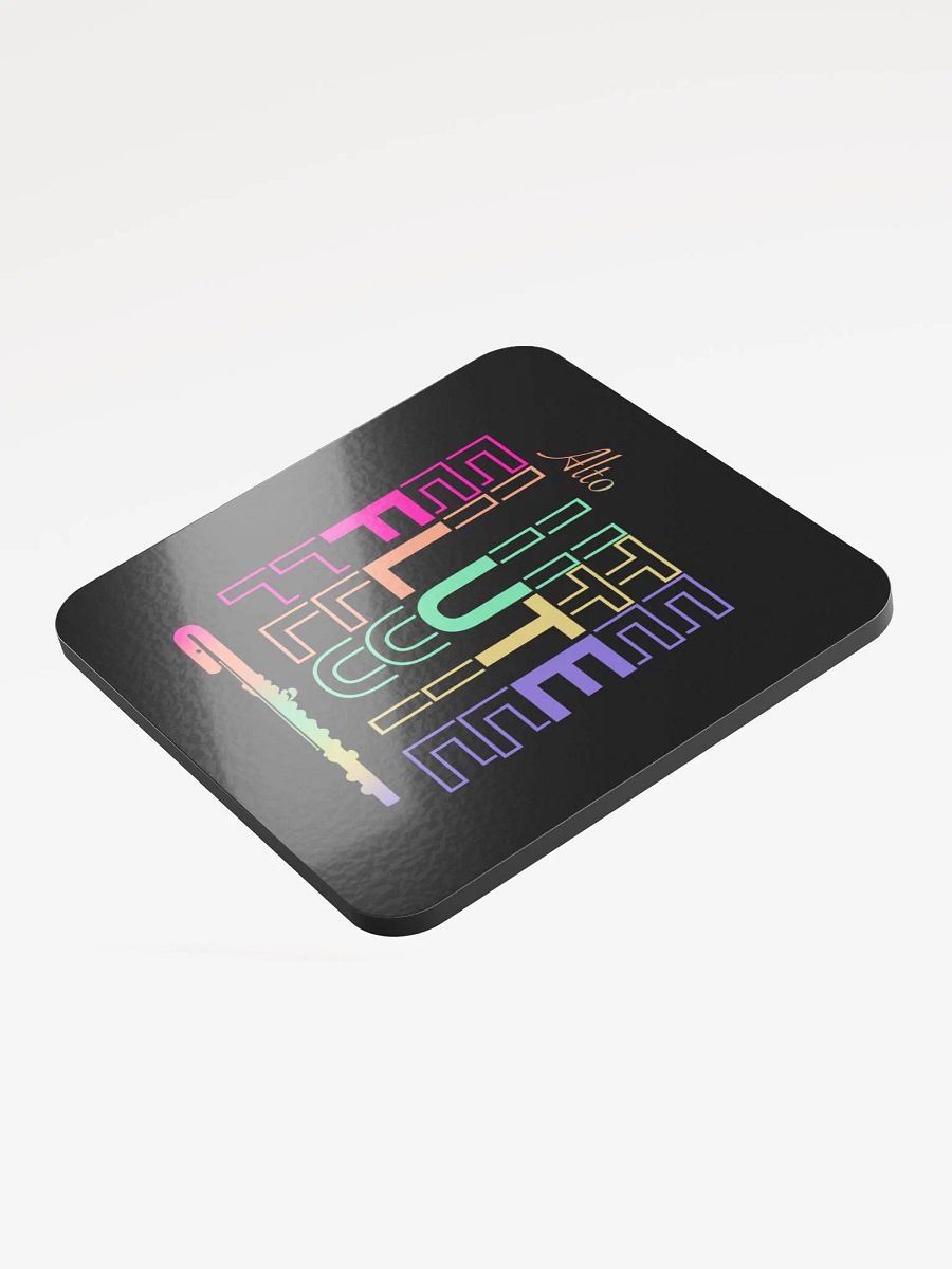 Symmetrical Flute Graphic Coaster - Alto Flute product image (3)