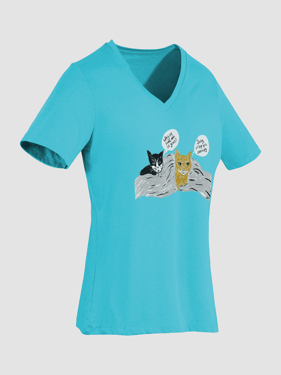 Kitties Thoughts on Men V-neck tee product image (48)