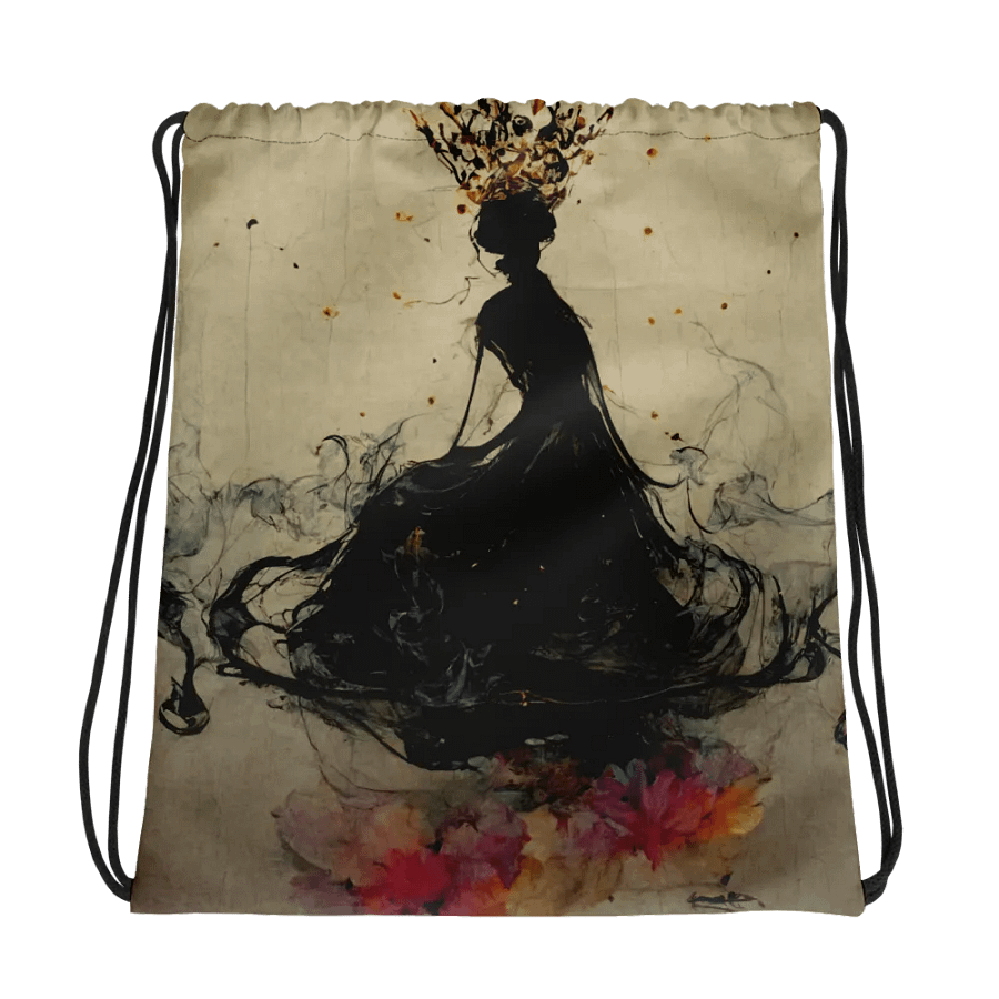 Royal Smoke All-Over Drawstring Bag product image (1)