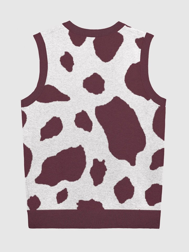 Hey Look at That: The CowPrint Cozy V-Neck Vest – Only 100 Pieces Available! product image (2)