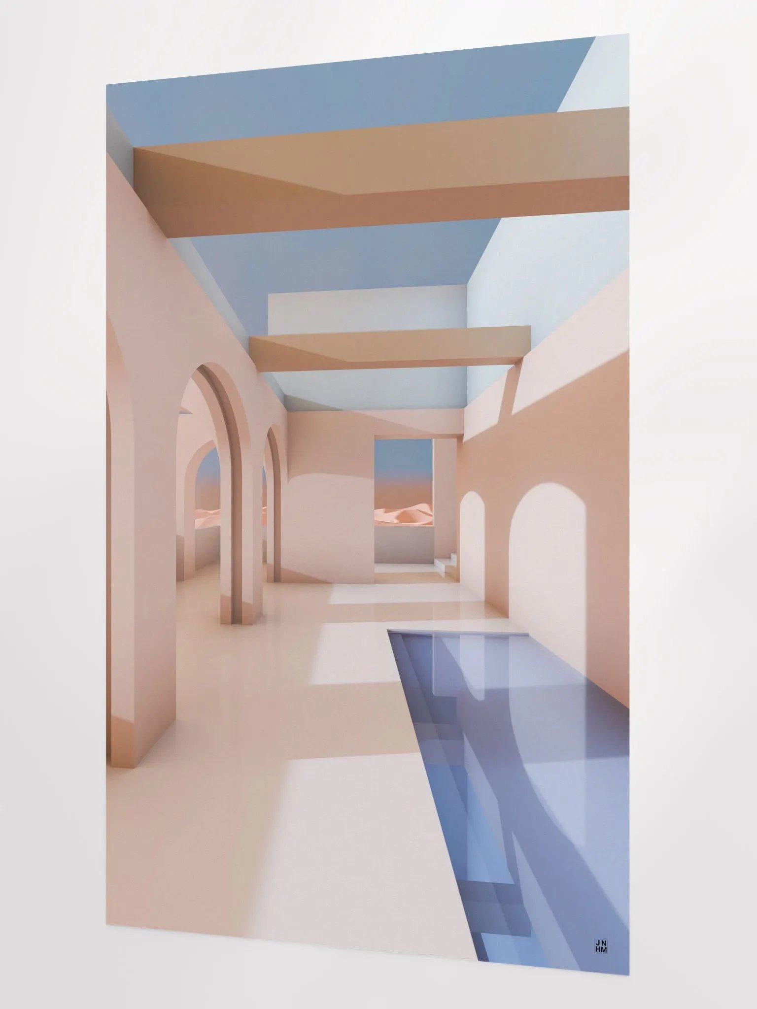 Architectural Landscape - Sand Palace 01 24"x36" Frameless product image (2)