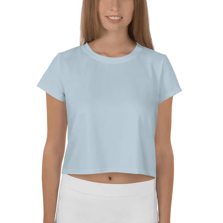 Serene Blue Crop Top product image (1)