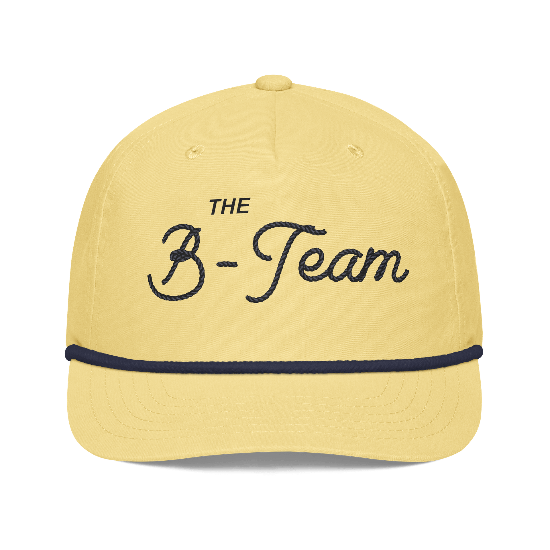 B-Team Wordmark Rope Hat Black Font product image (1)