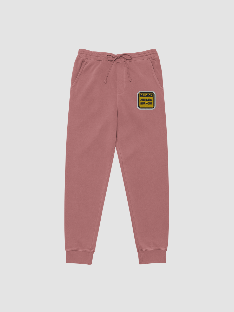 CAUTION: ASD BURNOUT pigment-dyed sweatpants (bubble design) product image (3)