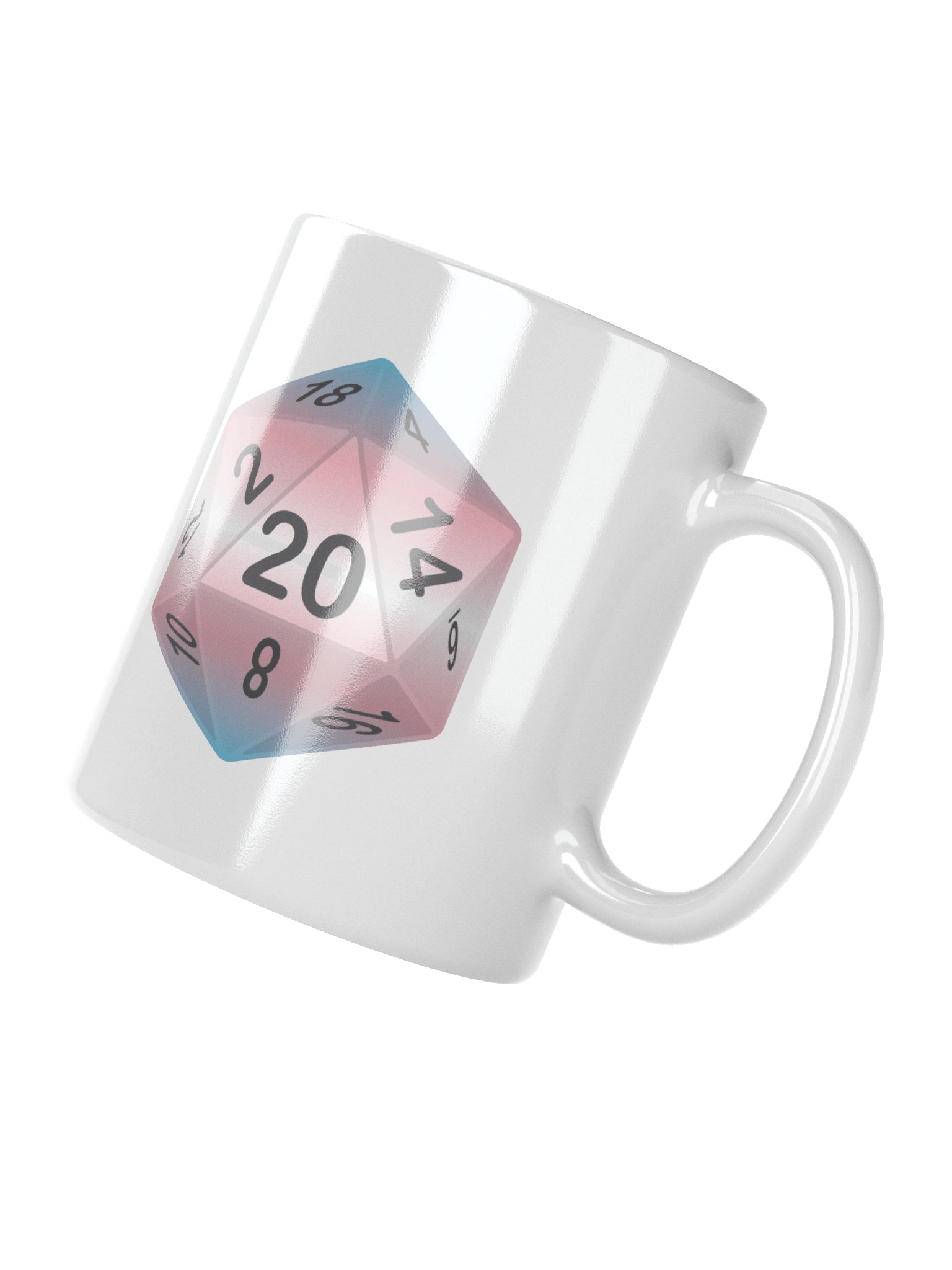 Trans Pride D20 Mug product image (6)