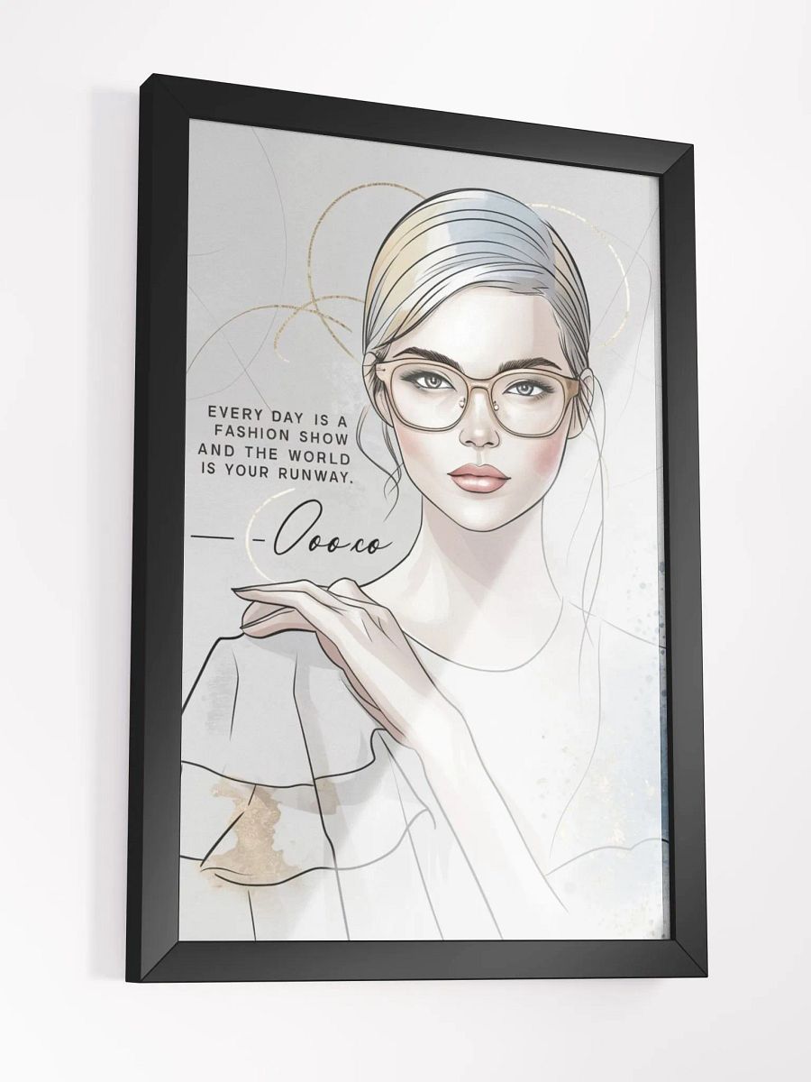 Chic Confidence Framed Poster product image (13)
