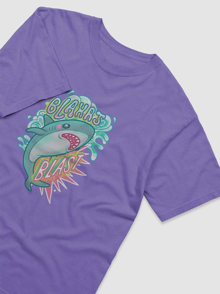 Blahaj Blast Heavyweight T-Shirt product image (1)